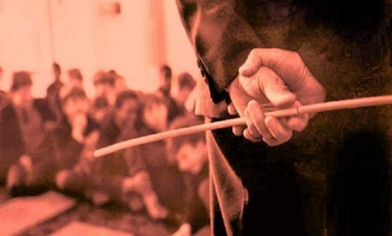 تنبیه دانش‌آموزان یک مدرسه در جنوب کرمان