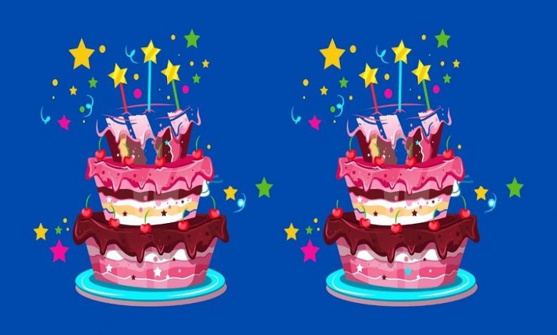 سه تفاوت این دو کیک را در کمتر از 15 ثانیه پیدا کنید؟